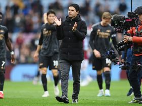 Mikel Arteta reacts to dramatic 4-2 win at Aston Villa